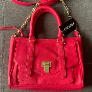 Pink Steve Madden bag - never used - very cute!